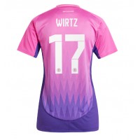 Germany Florian Wirtz #17 Replica Away Shirt Ladies Euro 2024 Short Sleeve